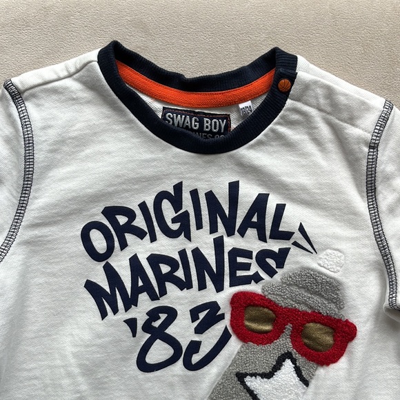 Original Marines | Lightweight Pullover Sweatshirt | 18-24 mo - Picture 4 of 5